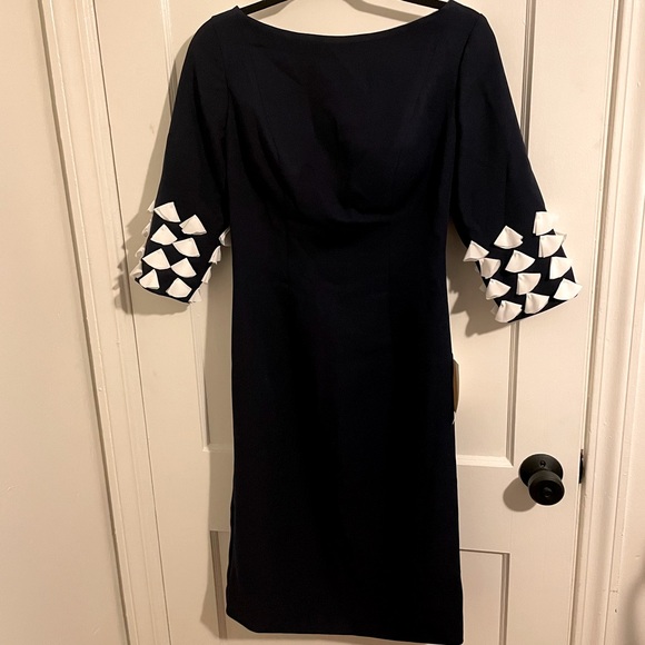 Lin Tang navy dress, size 10 - Picture 1 of 3